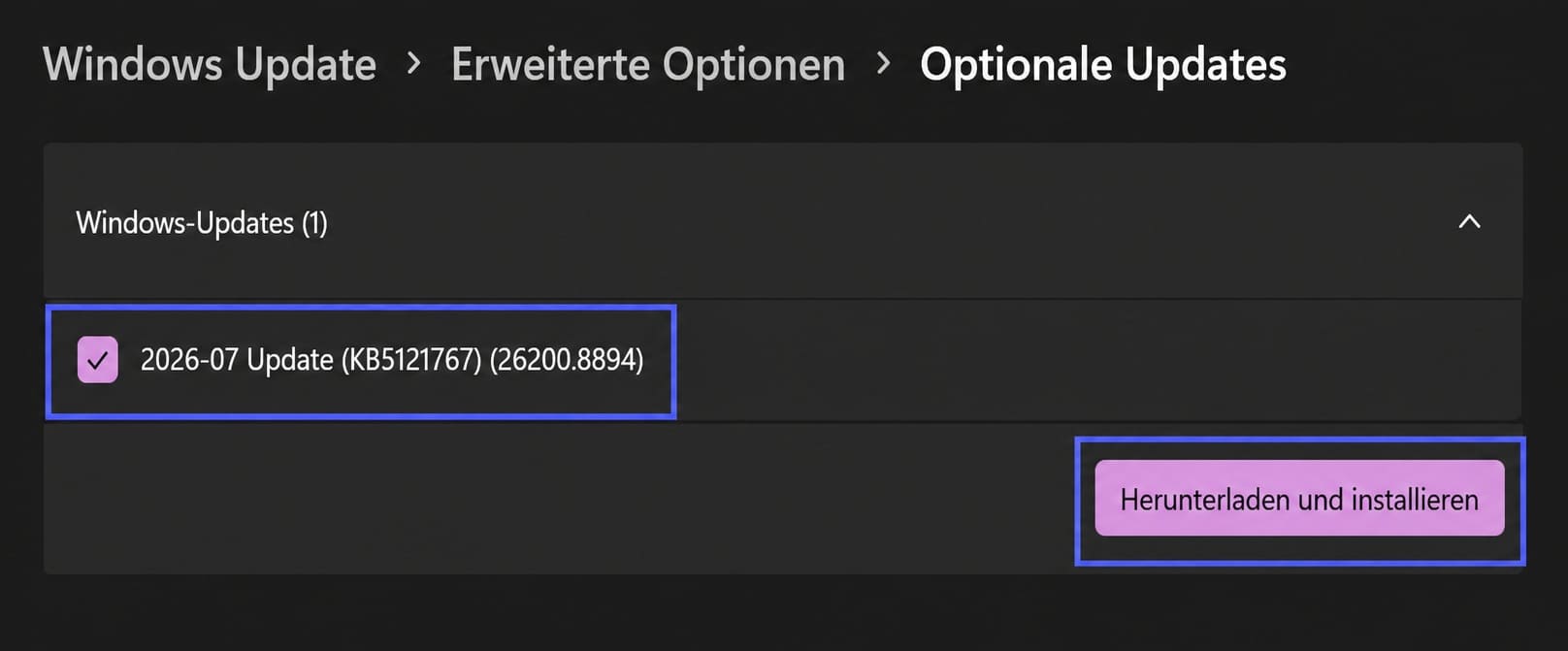 Herunterladen und installieren
