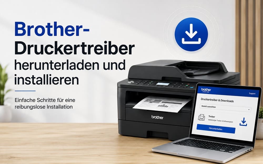 Brother-Druckertreiber herunterladen und installieren