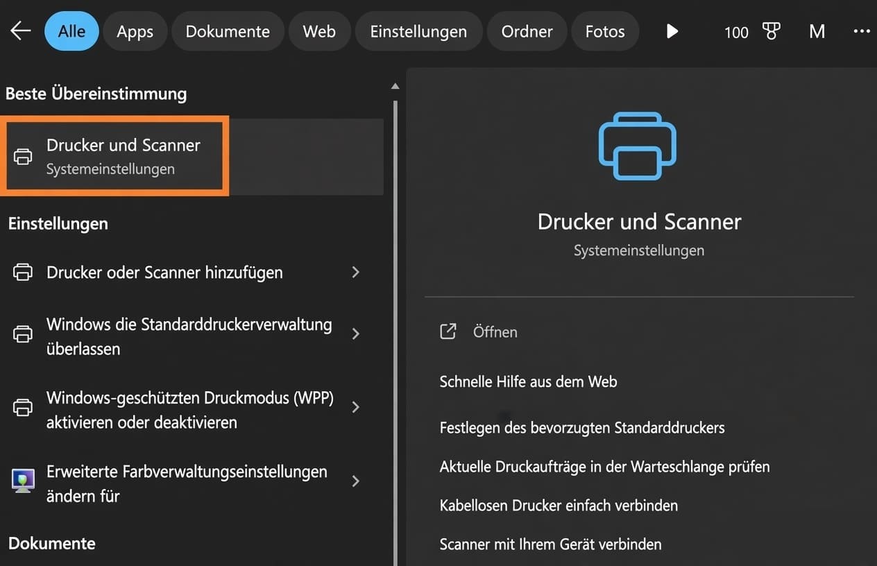 Drucker & Scanner